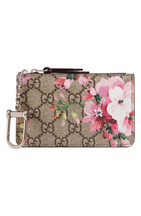 mini bag gucci blooms|Gucci blooms key pouch.